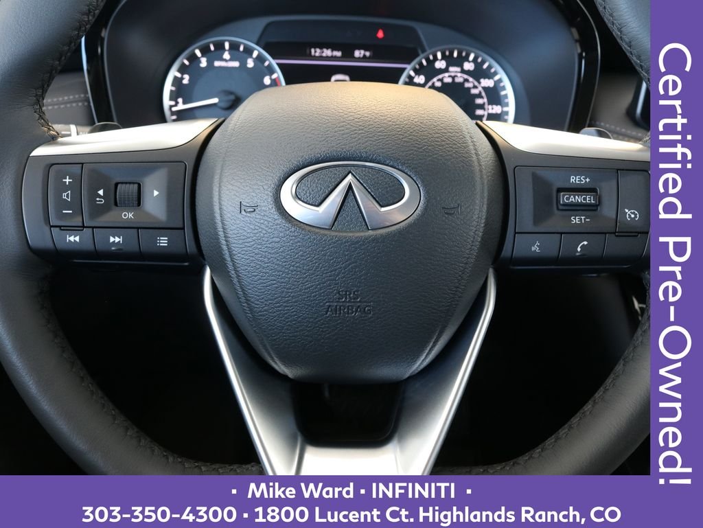 Certified Used 2025 Black INFINITI PURE image 10