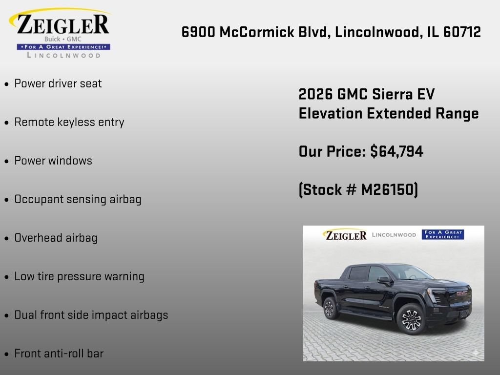 2026 GMC Sierra EV Elevation - Photo 12
