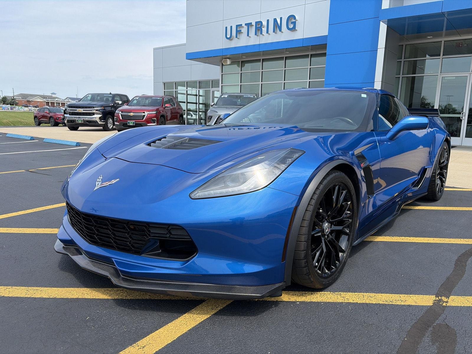 Used 2015 LAGUNA BLUE TINTCOAT Chevrolet Z06 3LZ image 8