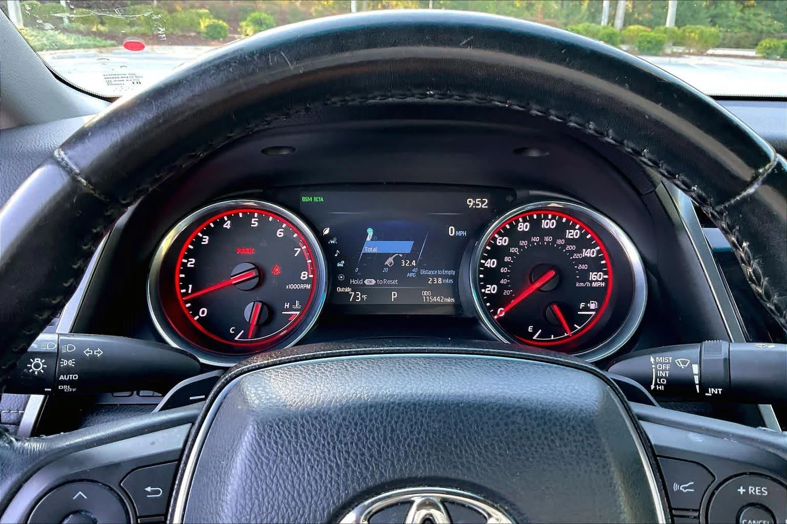 Used 2020 Wind Chill Pearl/Midnight Black Metallic Toyota XSE image 26