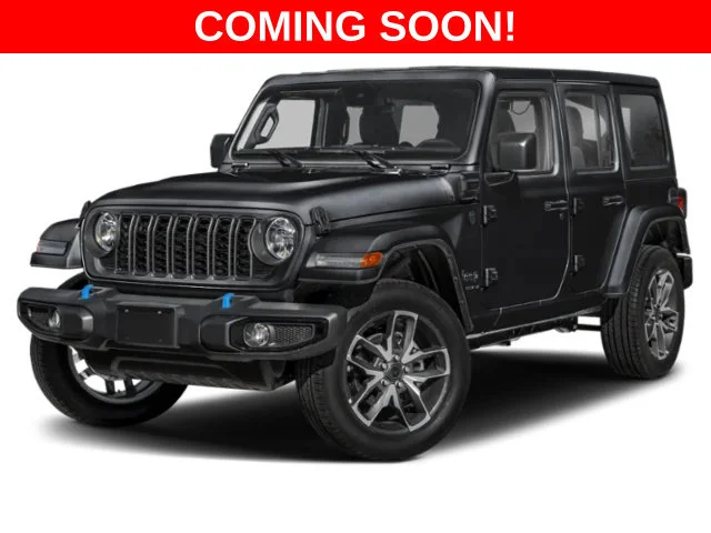 Used 2024 Black Jeep Sahara 4xe image 1