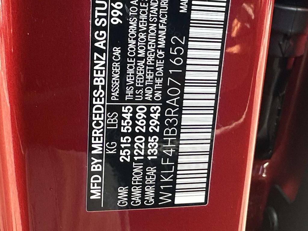 Certified Used 2024 MANUFAKTUR Cardinal Red Metallic Mercedes-Benz E 350 image 31