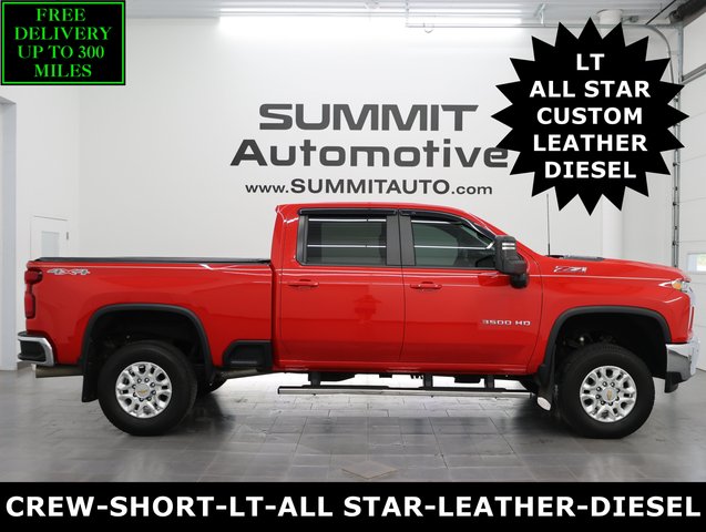 2023 Chevrolet Silverado 3500 4x4 Crew Cab LT: CREW-SHORT-LT-ALL STAR-SRW-6.6L DIESEL-LEATHER-