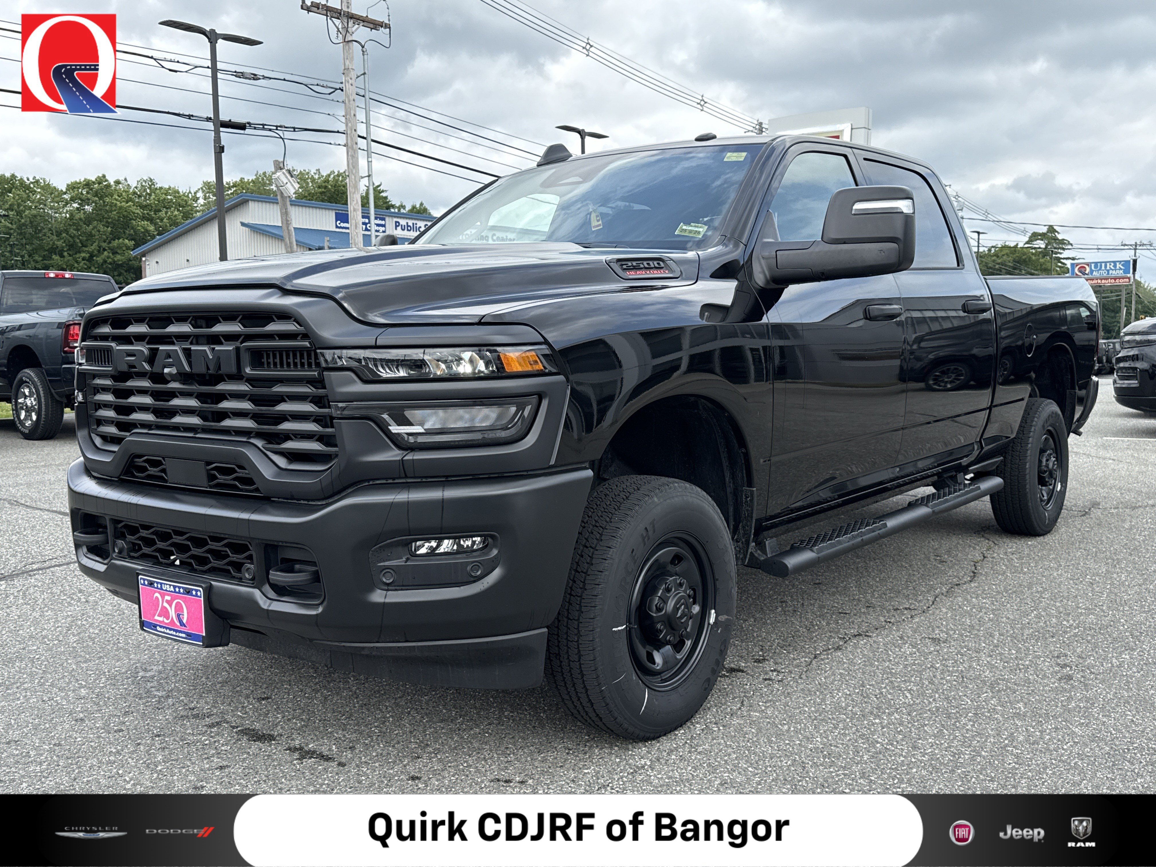 New 2026 Diamond Black Crystal Pearl-Coat Exterior Paint RAM Tradesman image 1