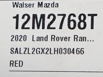 Used 2020 Firenze Red Metallic Land Rover R-Dynamic SE image 32