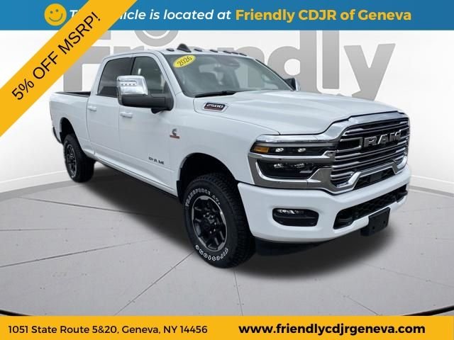 New 2026 Bright White Clear-Coat Exterior Paint RAM Laramie image 7