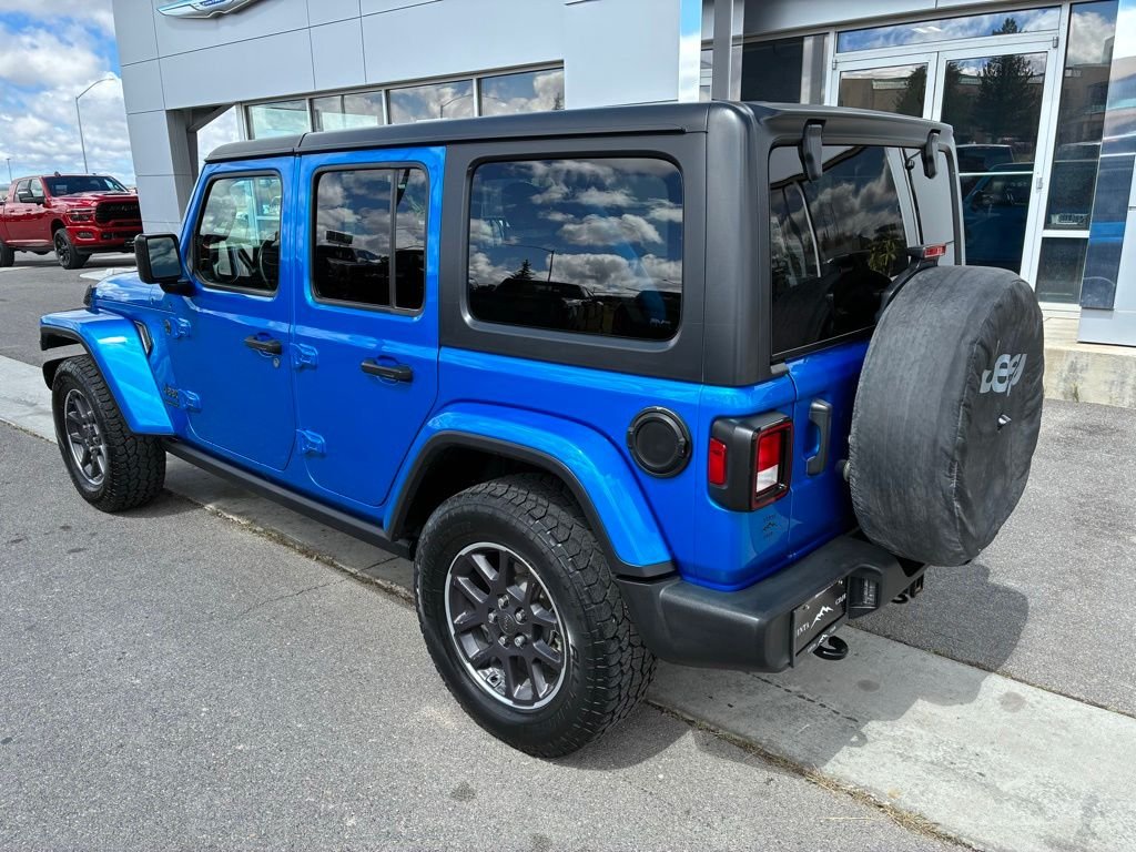 Used 2021 Blue Jeep Unlimited Sport S image 4