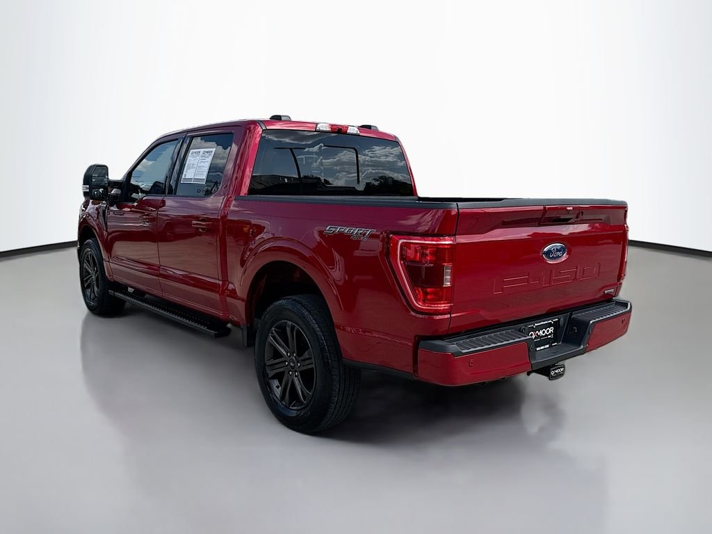 Used 2022 RAPID RED MET TINTED CC Ford XLT image 5