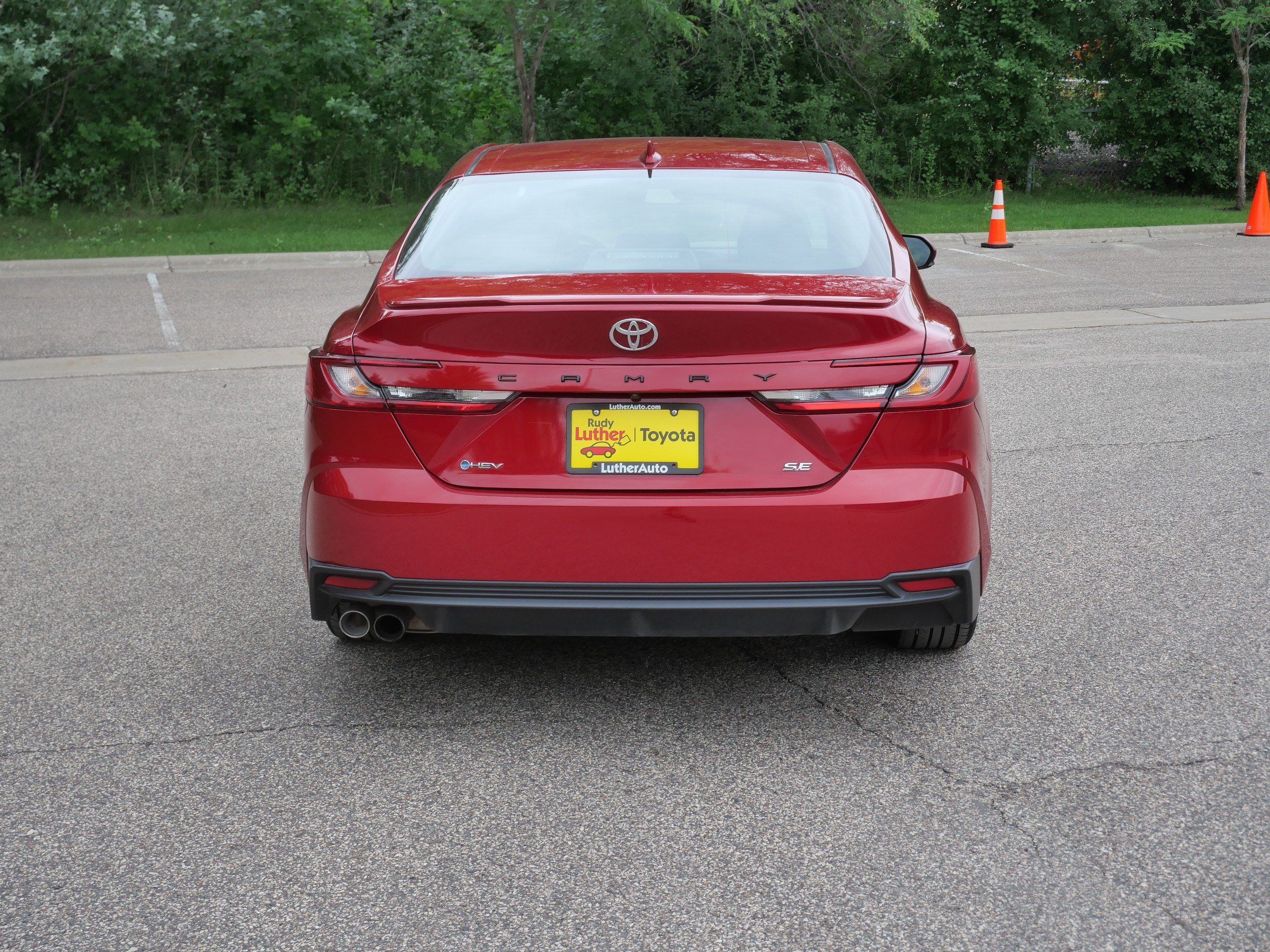 Certified Used 2025 Supersonic Red Toyota SE image 7