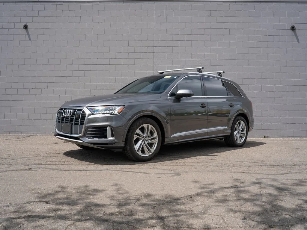 Used 2021 Gray Audi 55 Prestige image 1
