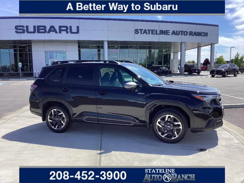 New 2026 CRYSTAL BLACK SILICA Subaru Limited Hybrid image 1