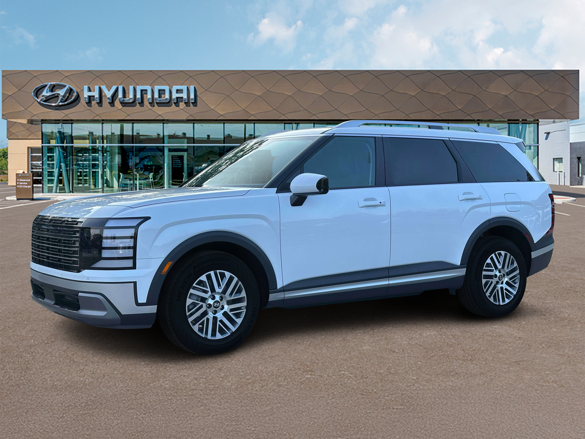 New 2027 White Hyundai SEL AWD image 2