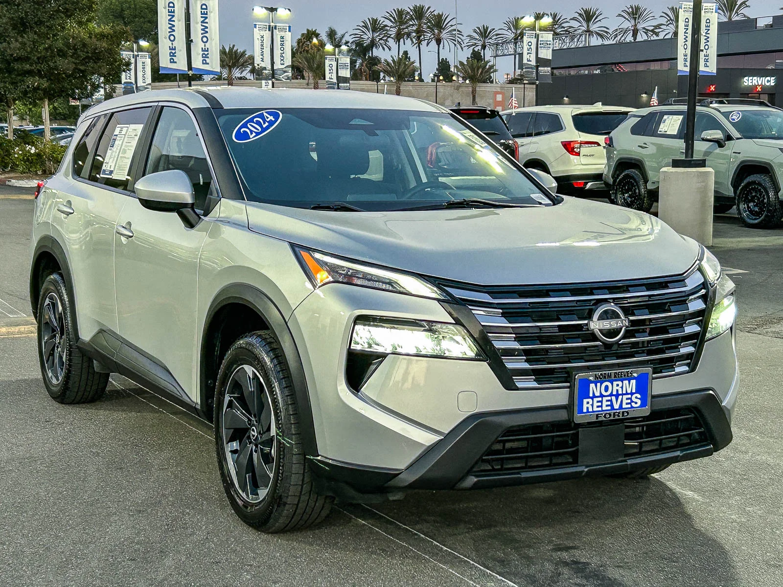 Used 2024 Brilliant Silver Metallic Nissan SV image 3