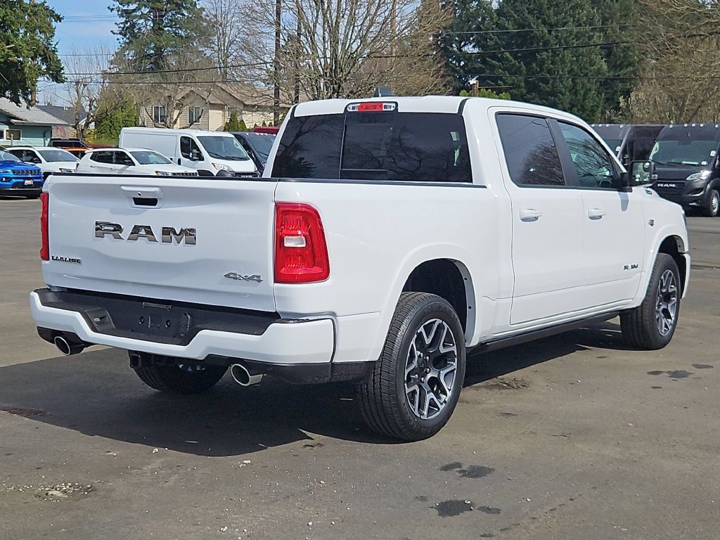 New 2026 Bright White Clear-Coat Exterior Paint RAM Laramie image 7
