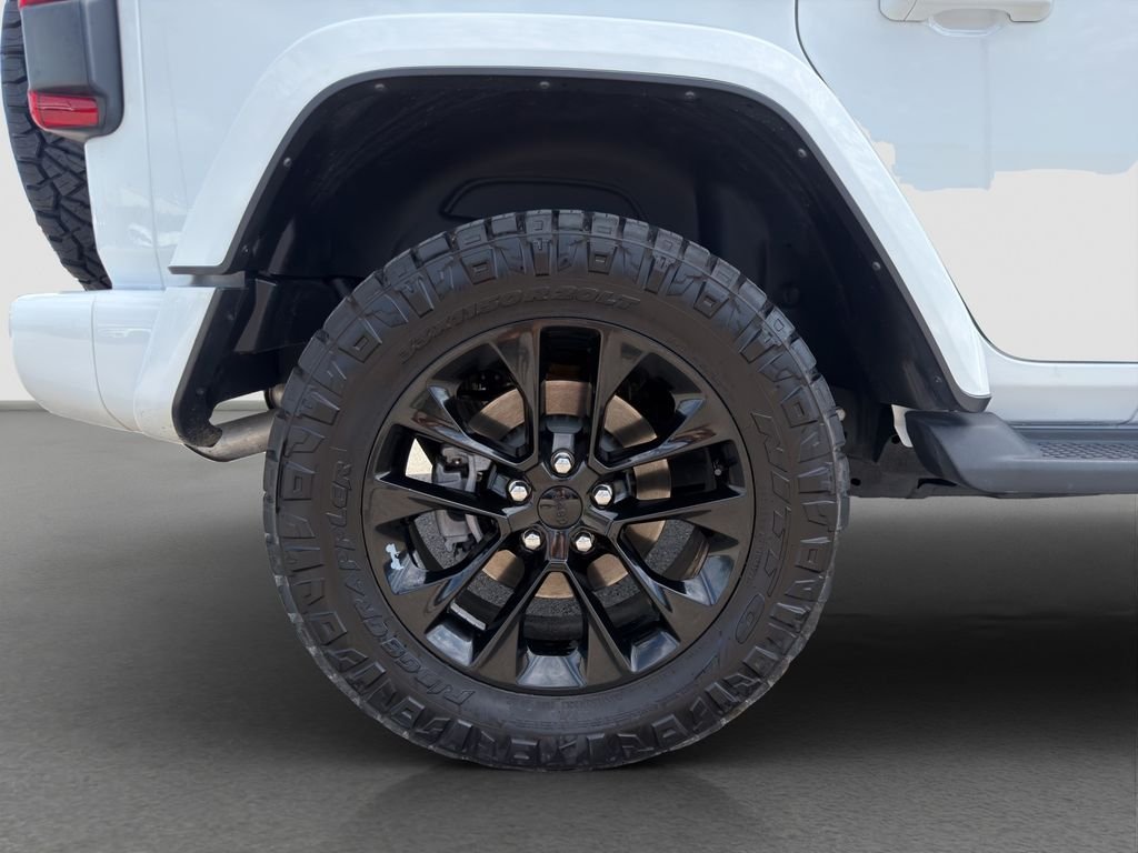 Used 2021 White Jeep Unlimited Sahara 4xe image 24