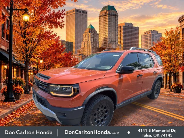 New 2026 Sunset Orange Honda TrailSport Elite Blackout image 3