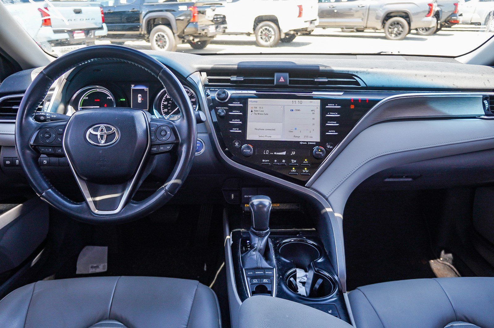 Certified Used 2018 Midnight Black Metallic Toyota Hybrid SE image 12
