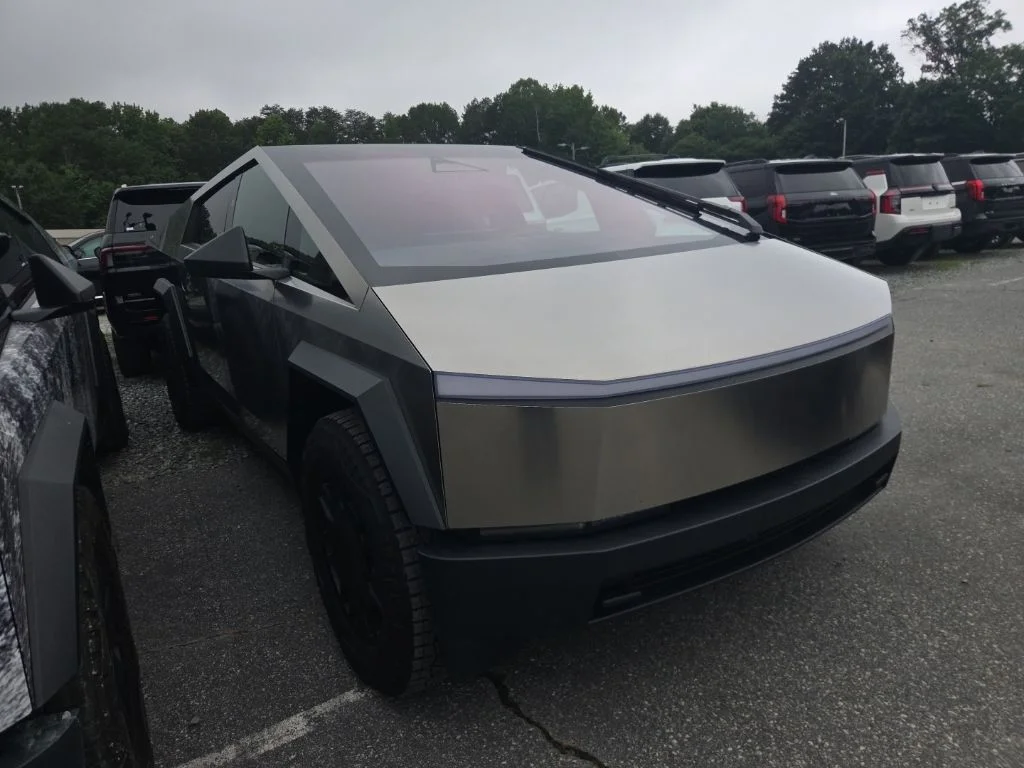 Used 2025 Silver Tesla Cyberbeast image 2