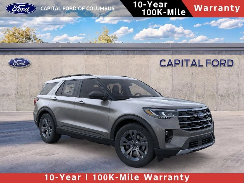 New 2026 Carbonized Gray Metallic Ford Active image 1
