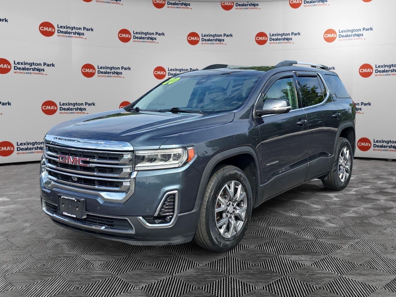 Used 2020 Dark Sky Metallic GMC SLT image 3