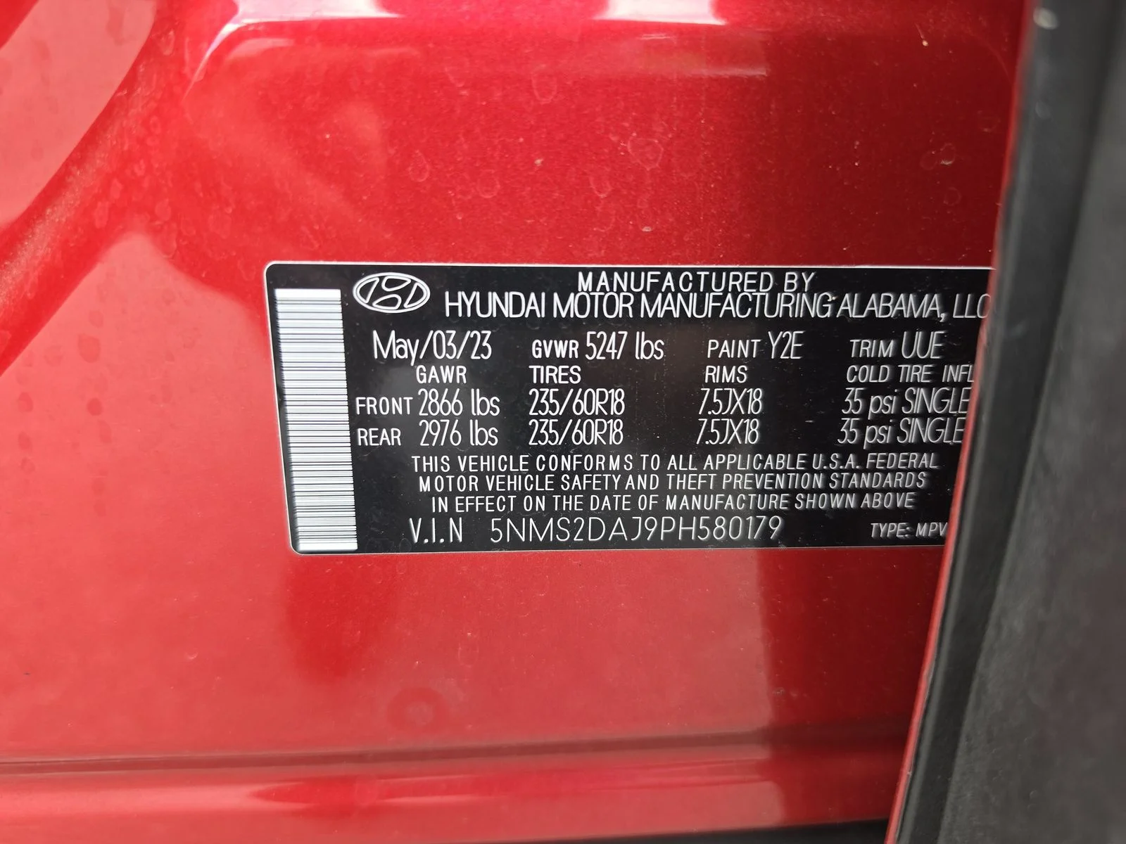 Used 2023 Red Hyundai SEL image 38