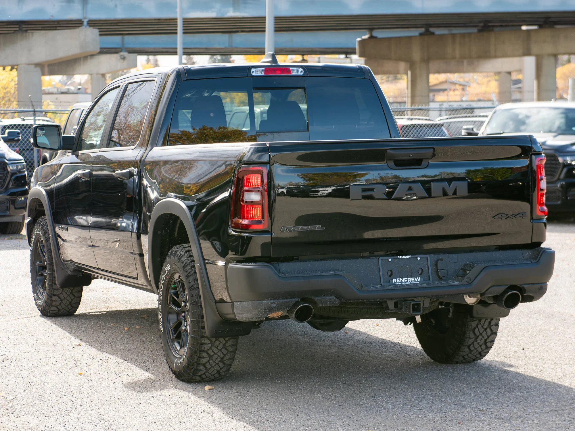 New 2026 Black RAM Rebel* Crew Cab 4x4, Heated Seats/Wheel, 33 Inch Tires, Nav, Alpine Audio image 5