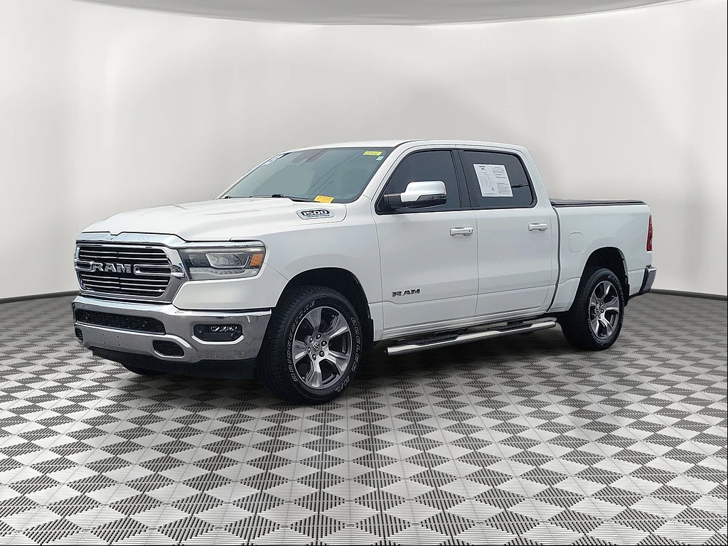 Used 2023 Bright White Clear Coat Ram Laramie image 2