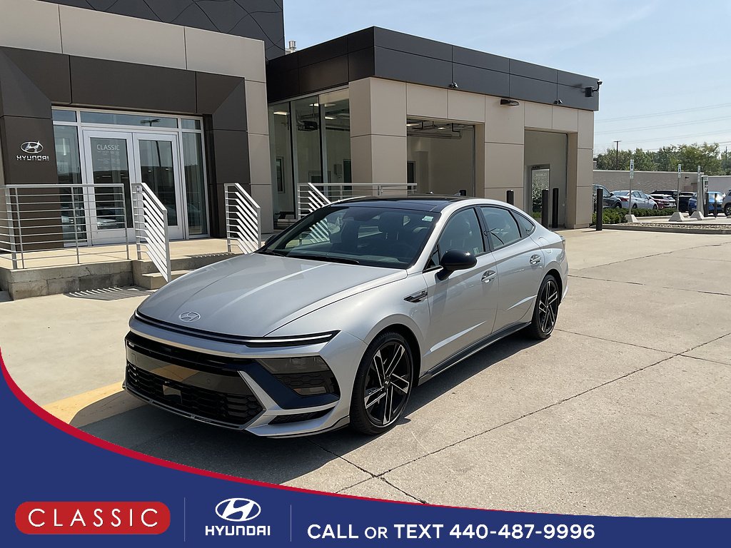 Certified Used 2024 Aero Silver Metallic Hyundai N Line image 1