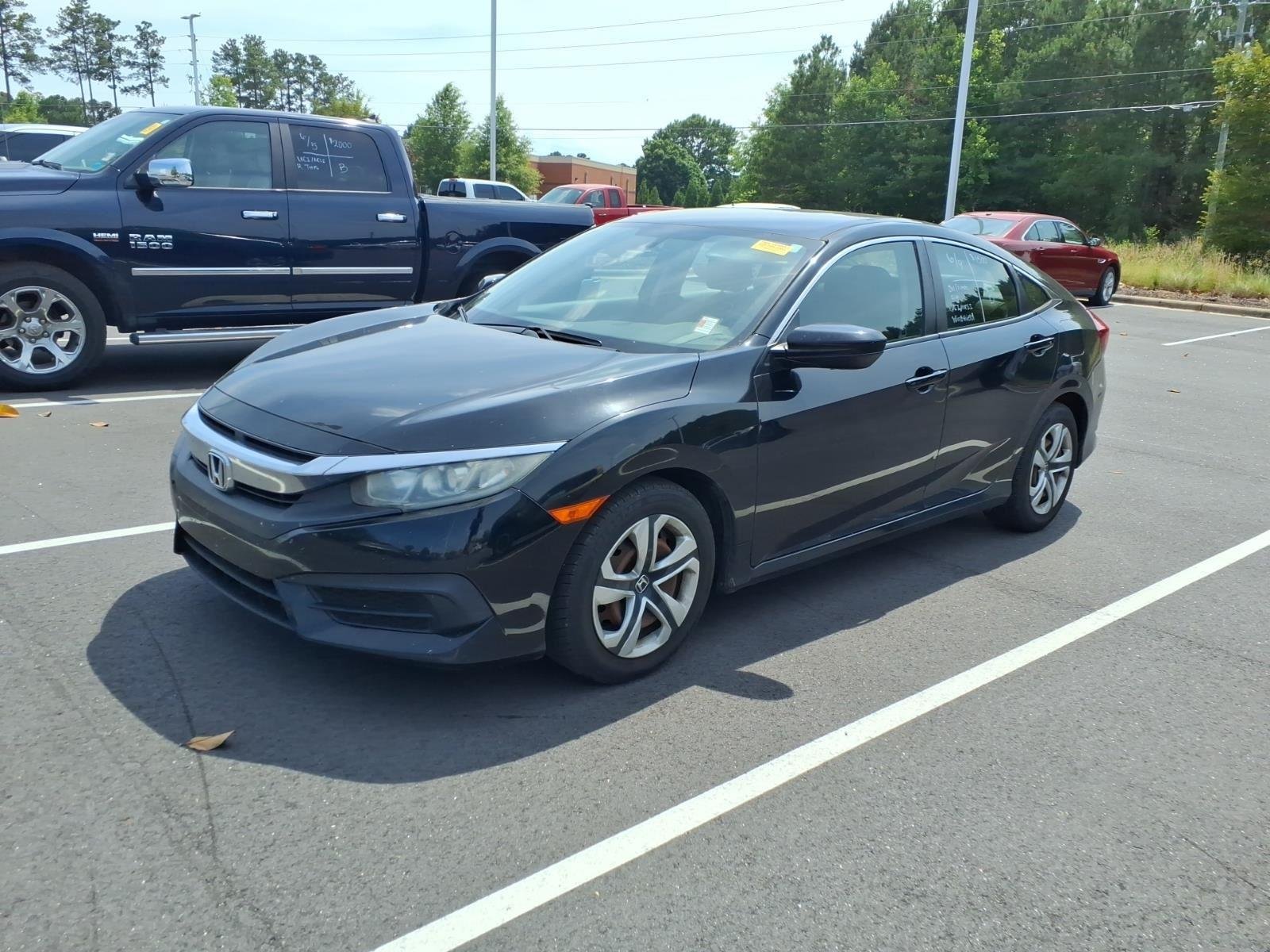 Used 2017 Crystal Black Pearl Honda LX image 7