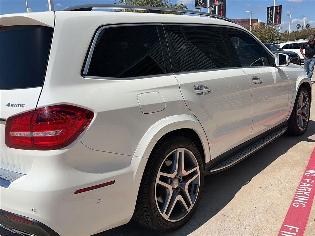 Used 2017 designo Diamond White Metallic Mercedes-Benz GLS 550 image 4