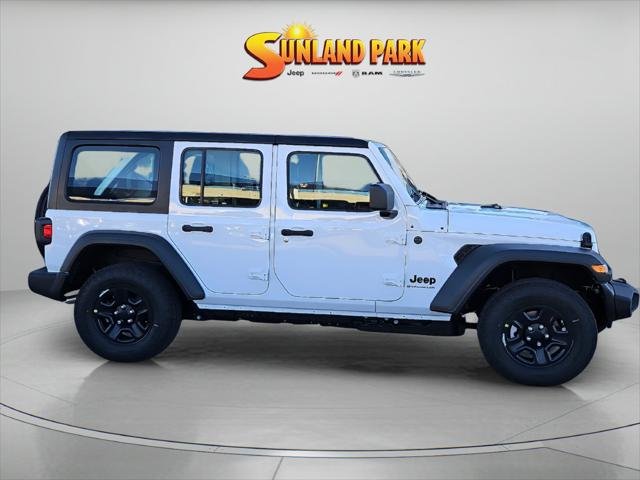 New 2026 Bright White Clear-Coat Exterior Paint Jeep Sport S image 6