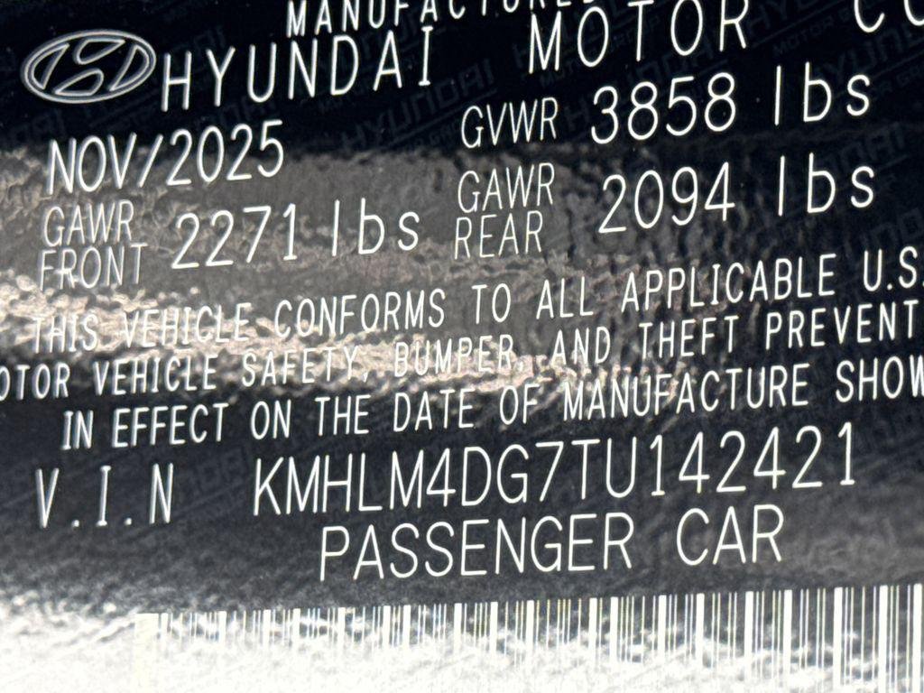 New 2026 White Hyundai SEL Sport image 30