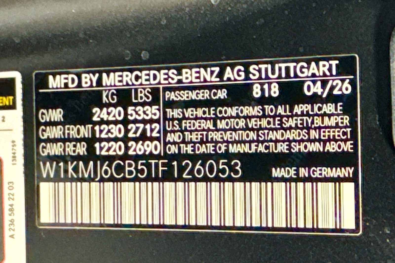 New 2026 Manufaktur Graphite Grey Magno Mercedes-Benz AMG® CLE 53 image 30