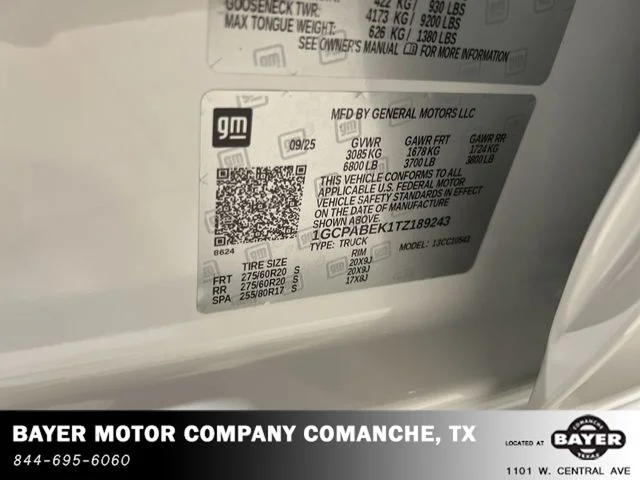 New 2026 White Chevrolet Custom image 31