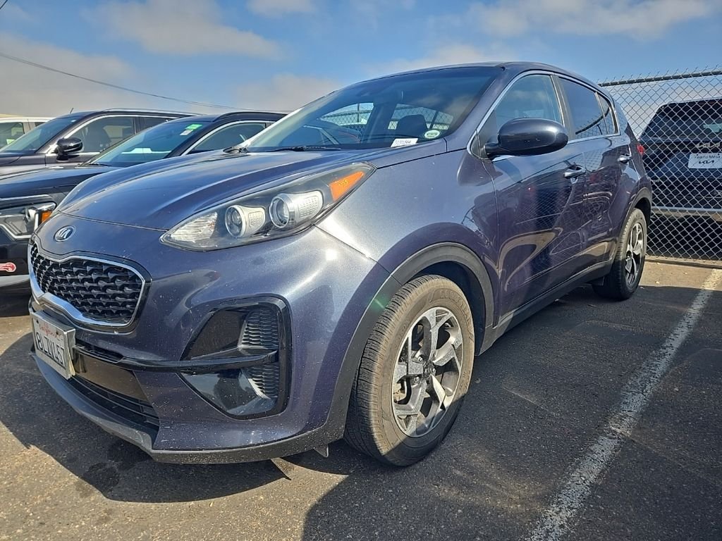 Used 2020 Blue Kia LX image 4
