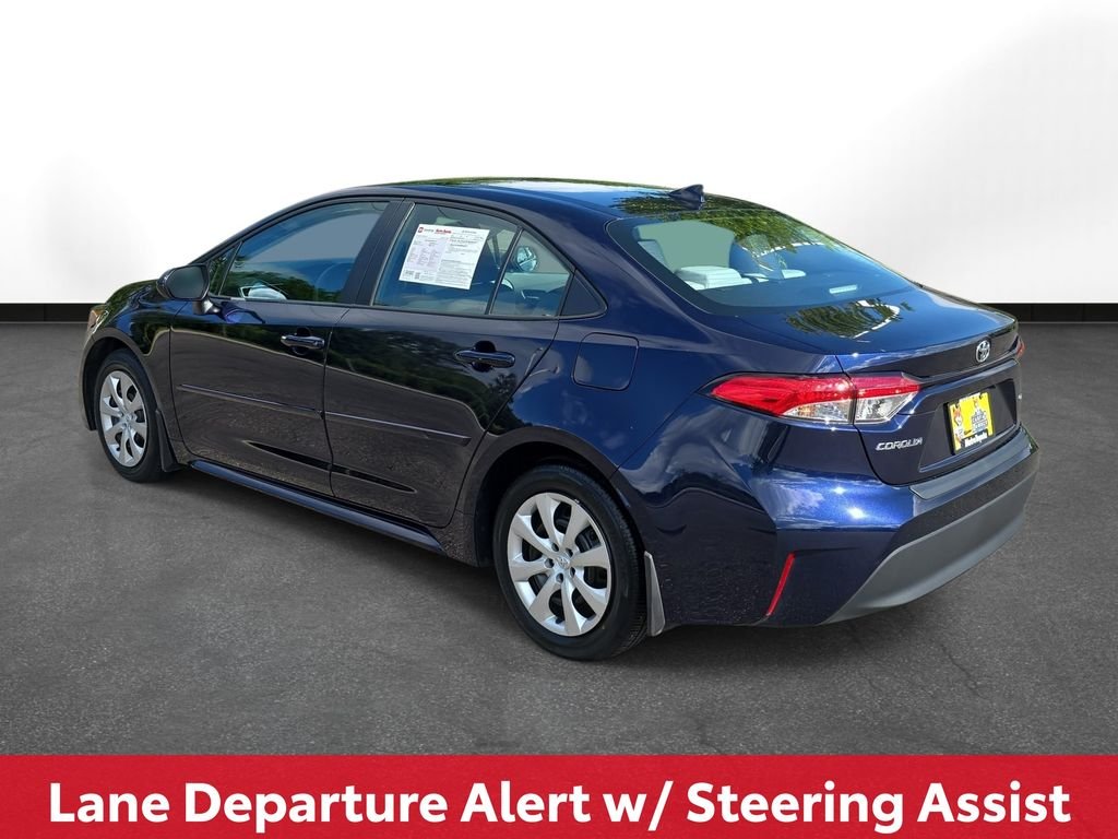 Certified Used 2024 Blue Toyota LE image 9