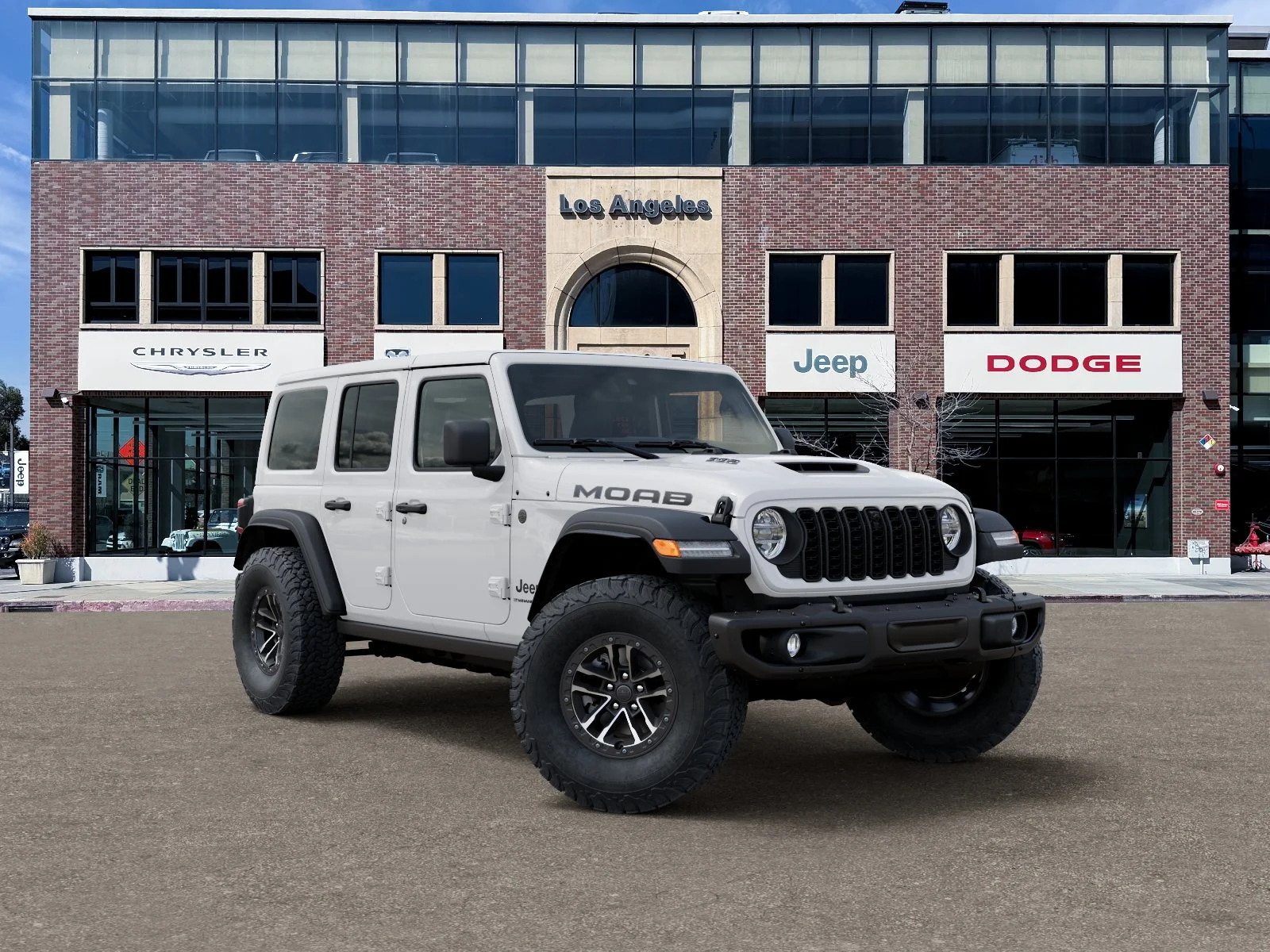 New 2026 Bright White Clear-Coat Exterior Paint Jeep Moab 392 image 38