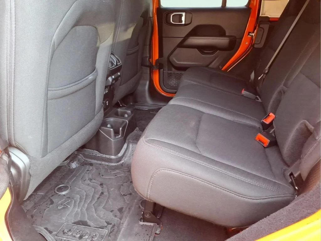 Used 2018 Orange Jeep Unlimited Sahara image 12