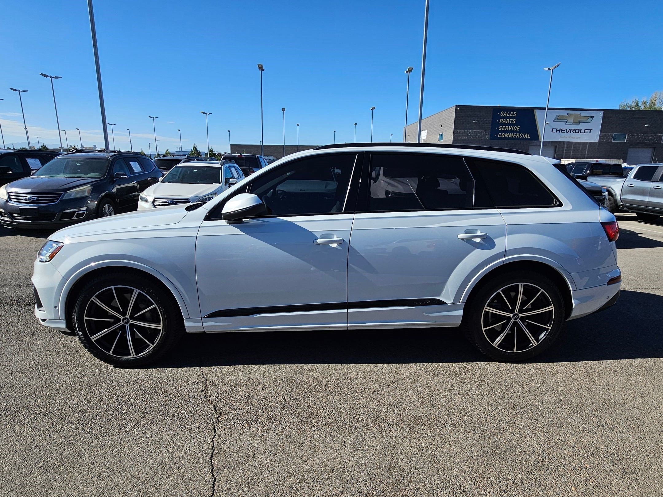 Used 2021 Glacier White Audi Prestige image 7