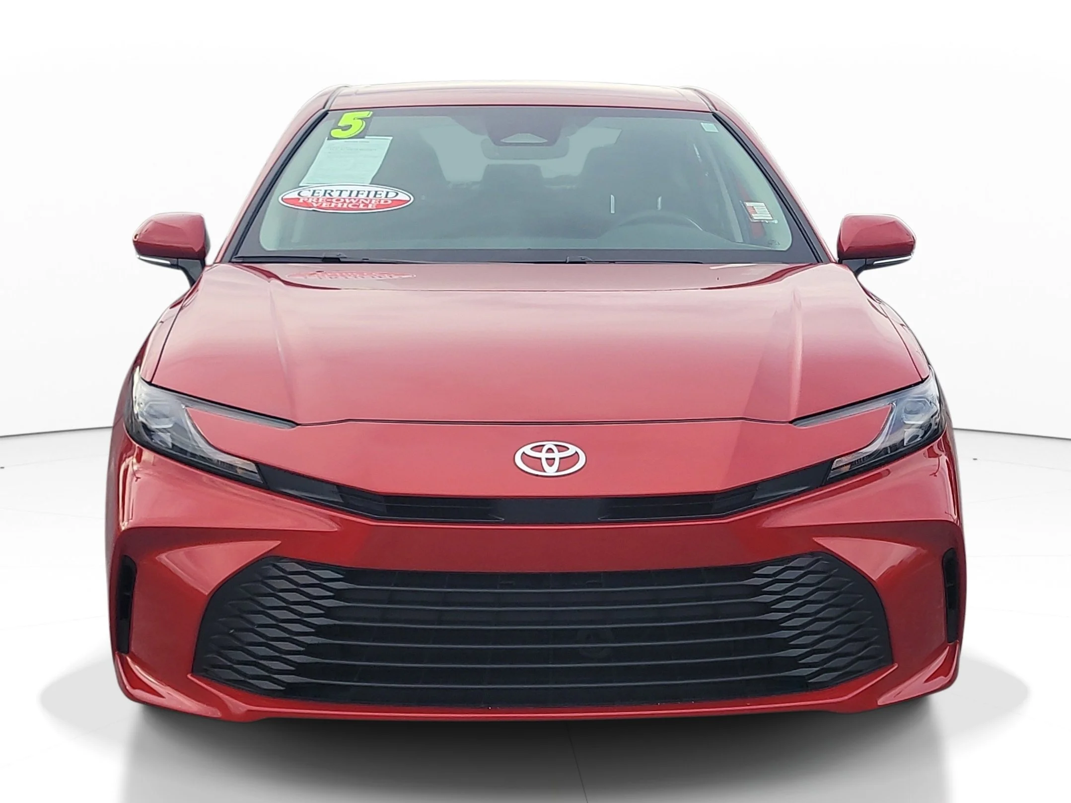Certified Used 2025 Red Toyota LE image 2