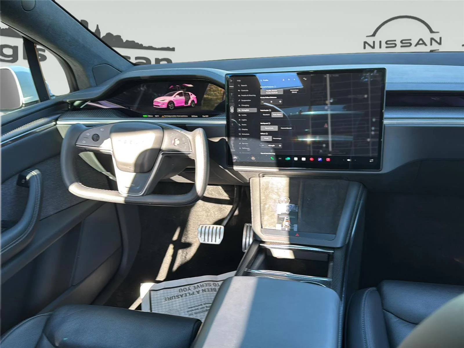 Used 2023 Pearl White Multi-Coat Tesla Plaid image 27