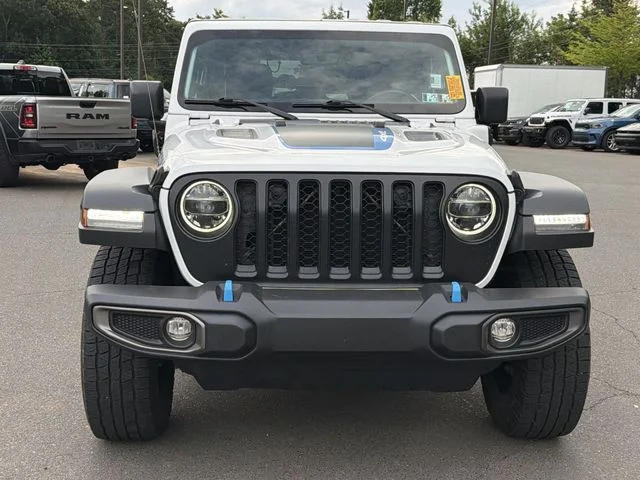 Used 2022 White Jeep Unlimited Rubicon 4xe image 7