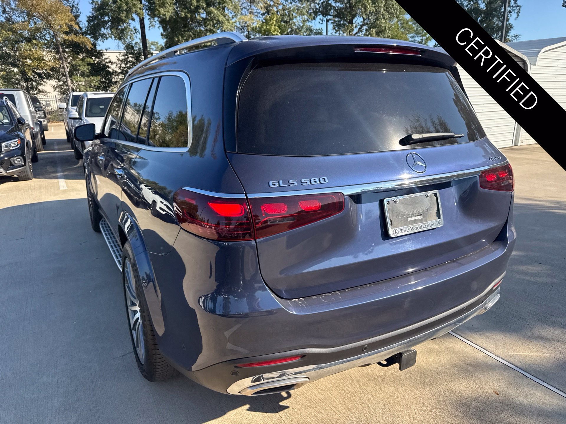 Certified Used 2024 Twilight Blue Metallic Mercedes-Benz GLS 580 image 6
