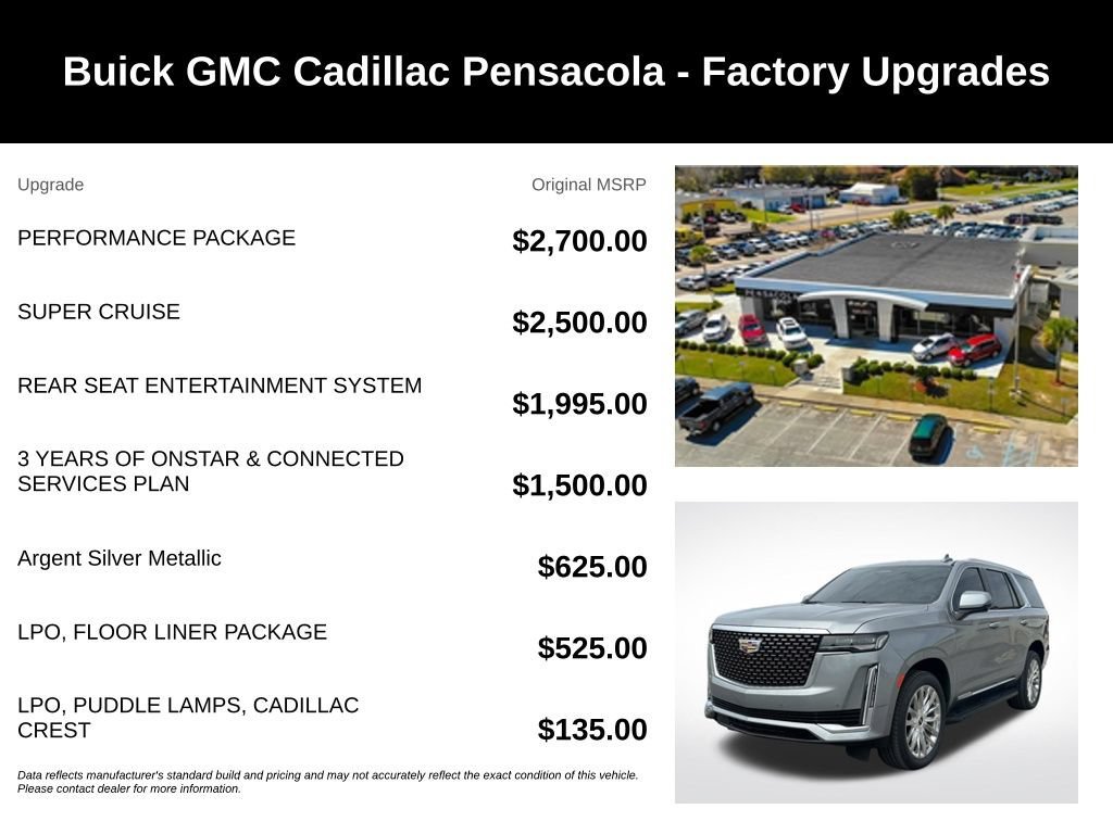 Used 2023 Argent Silver Metallic Cadillac Premium Luxury image 4
