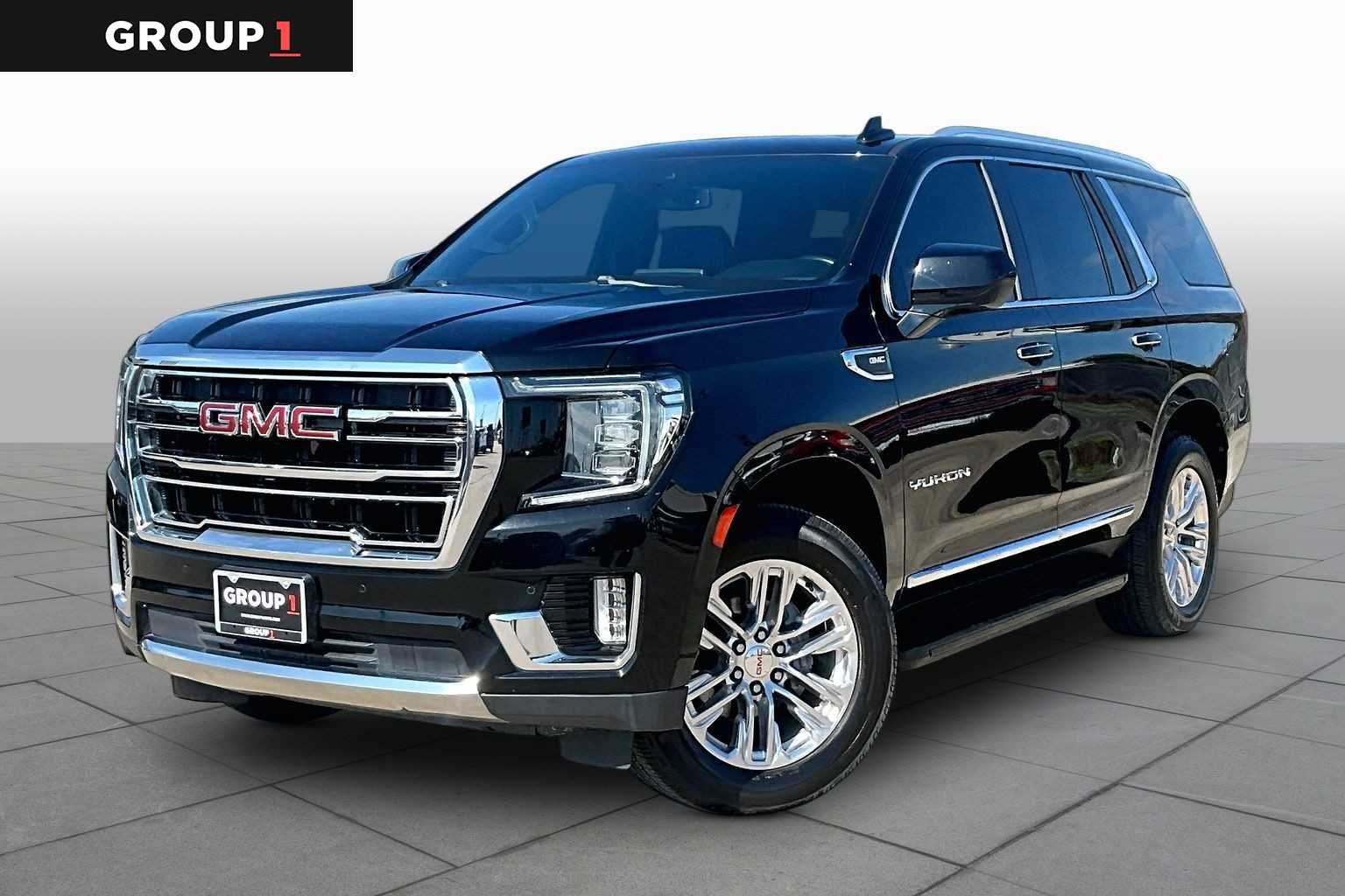 Used 2023 ONYX BLACK GMC SLT image 1