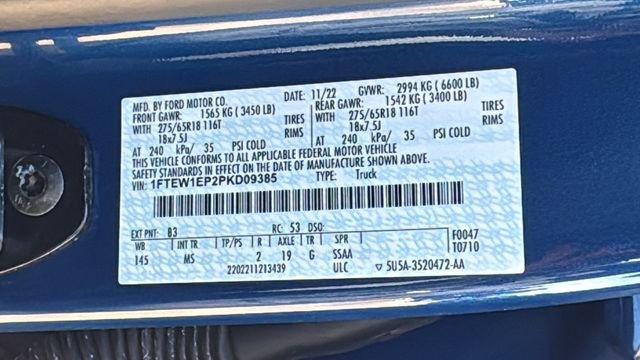 Used 2023 Blue Ford XLT image 30