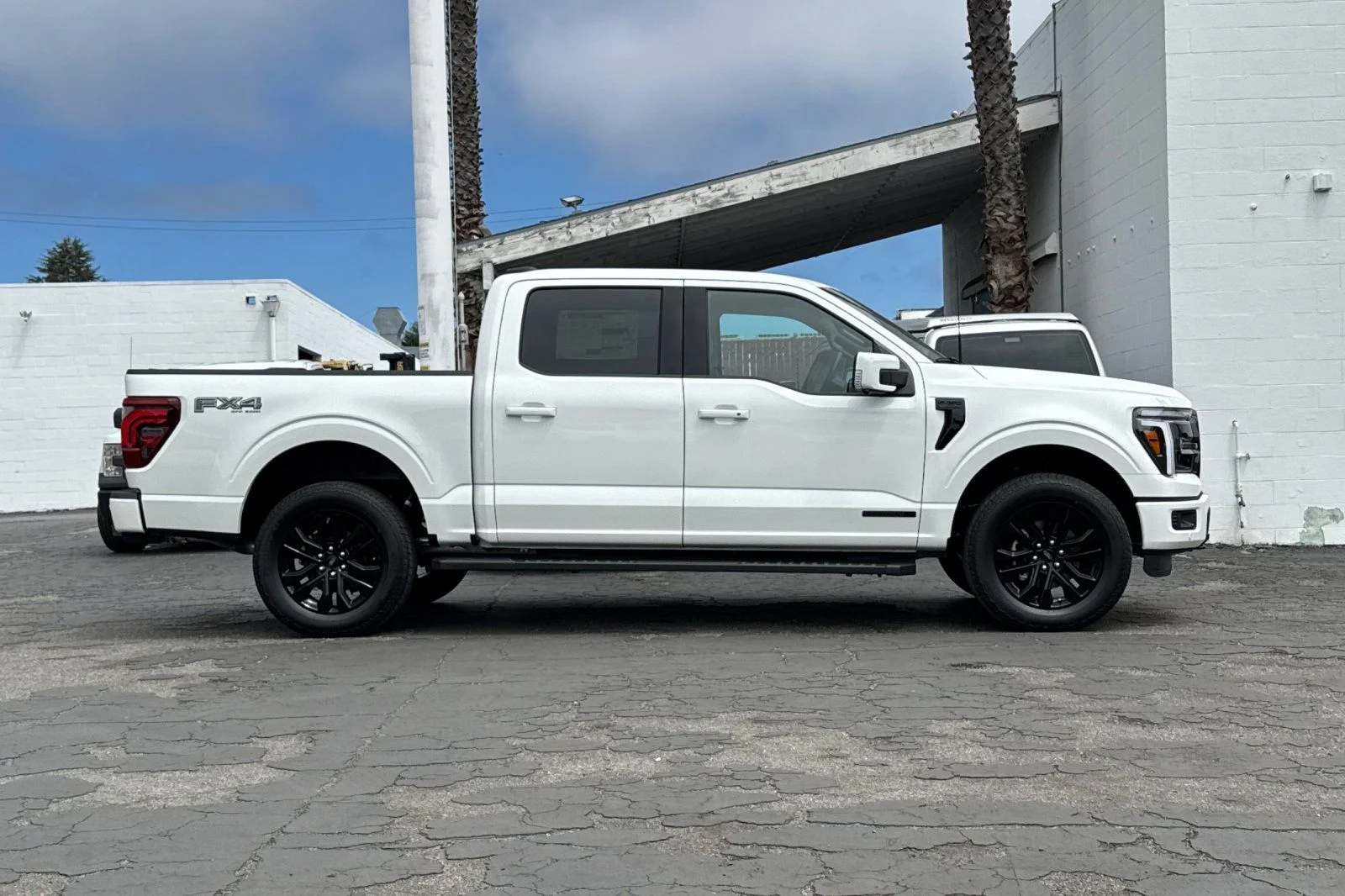 New 2026 Star White Metallic Tri-Coat Ford Lariat® image 2