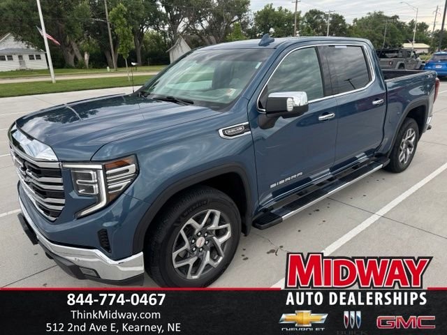 Certified Used 2024 Blue GMC SLT image 1
