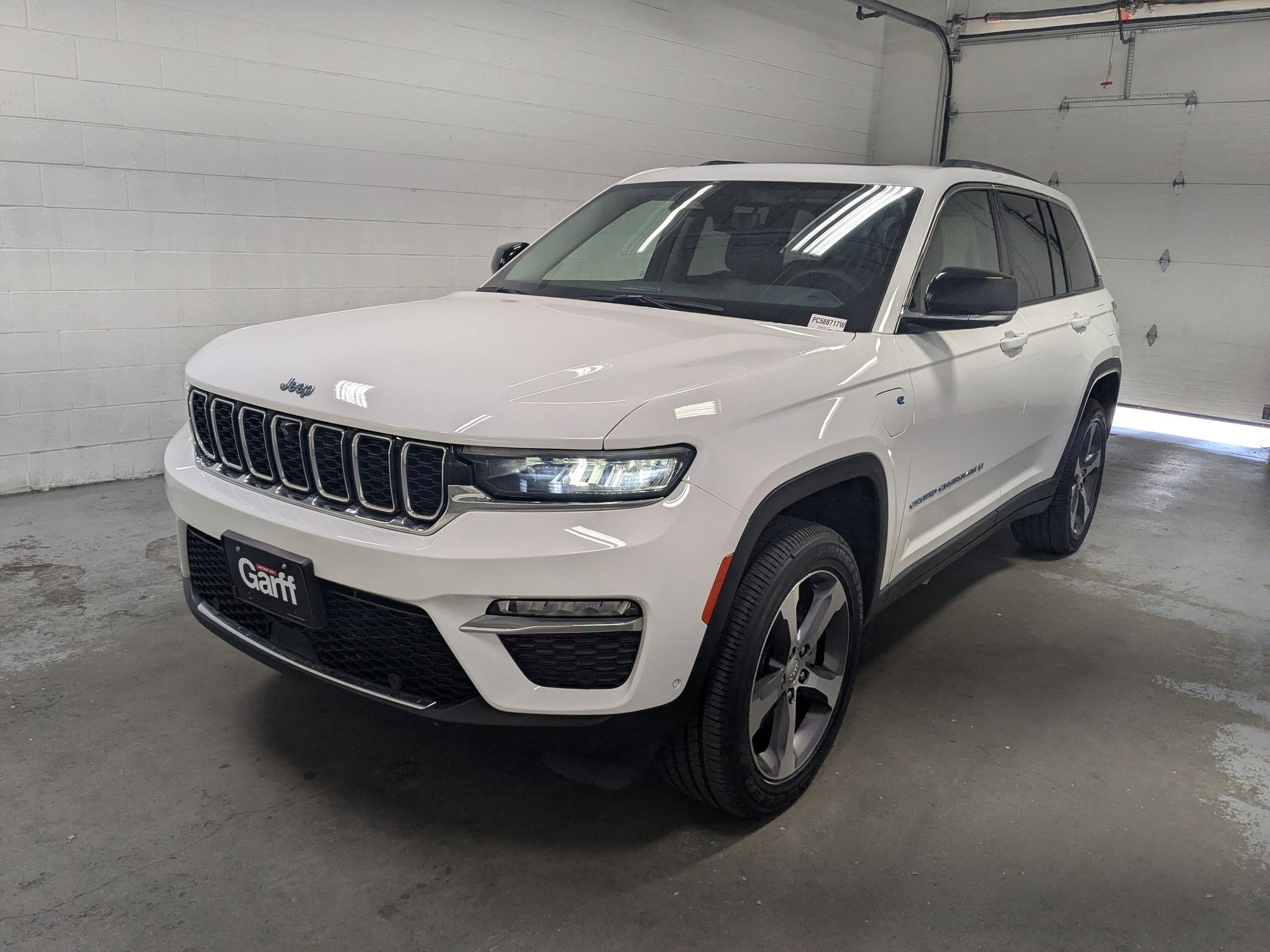 Used 2023 Bright White Clearcoat Jeep 4xe image 9