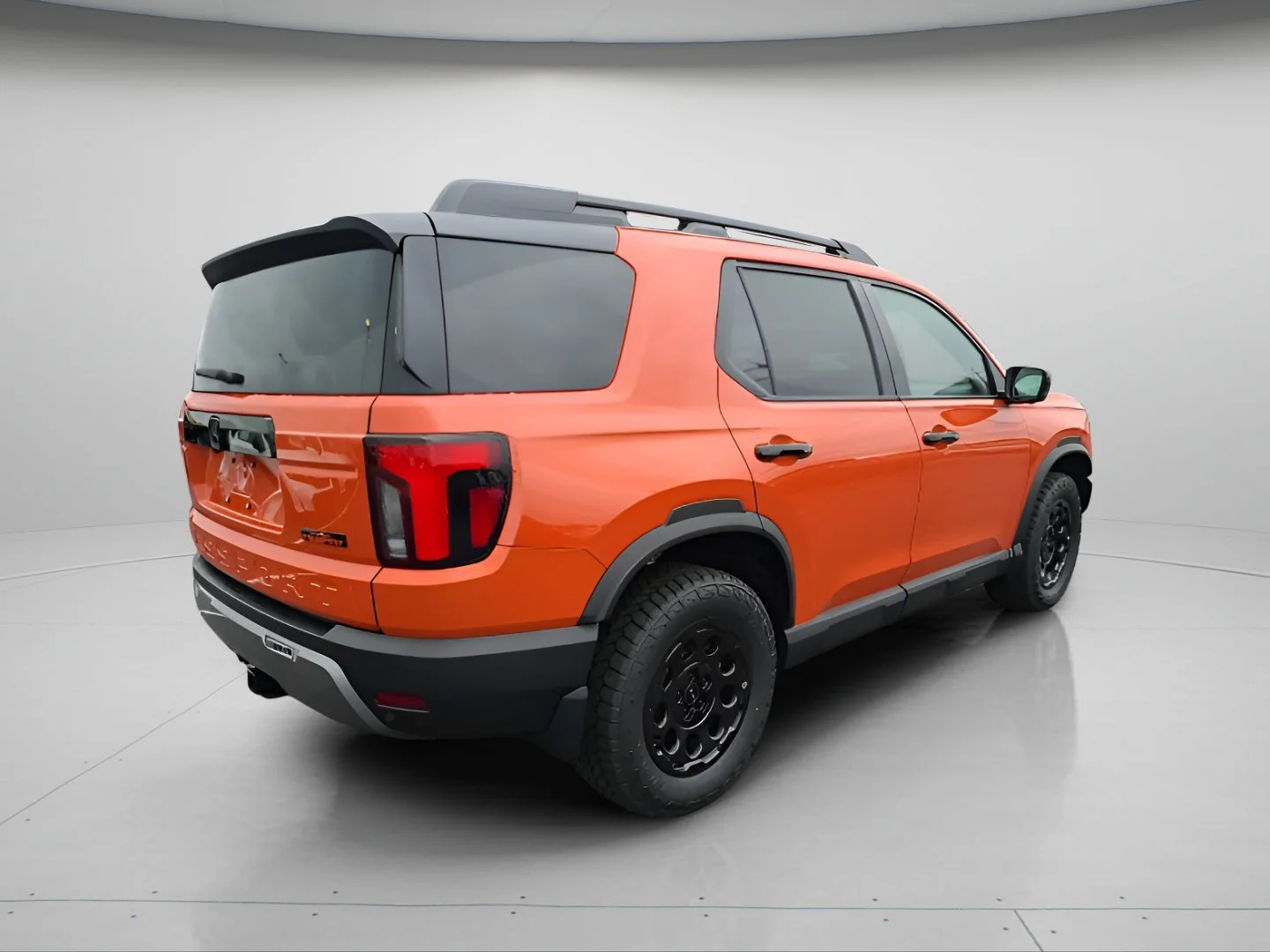 New 2026 Sunset Orange Honda TrailSport Elite Blackout image 8